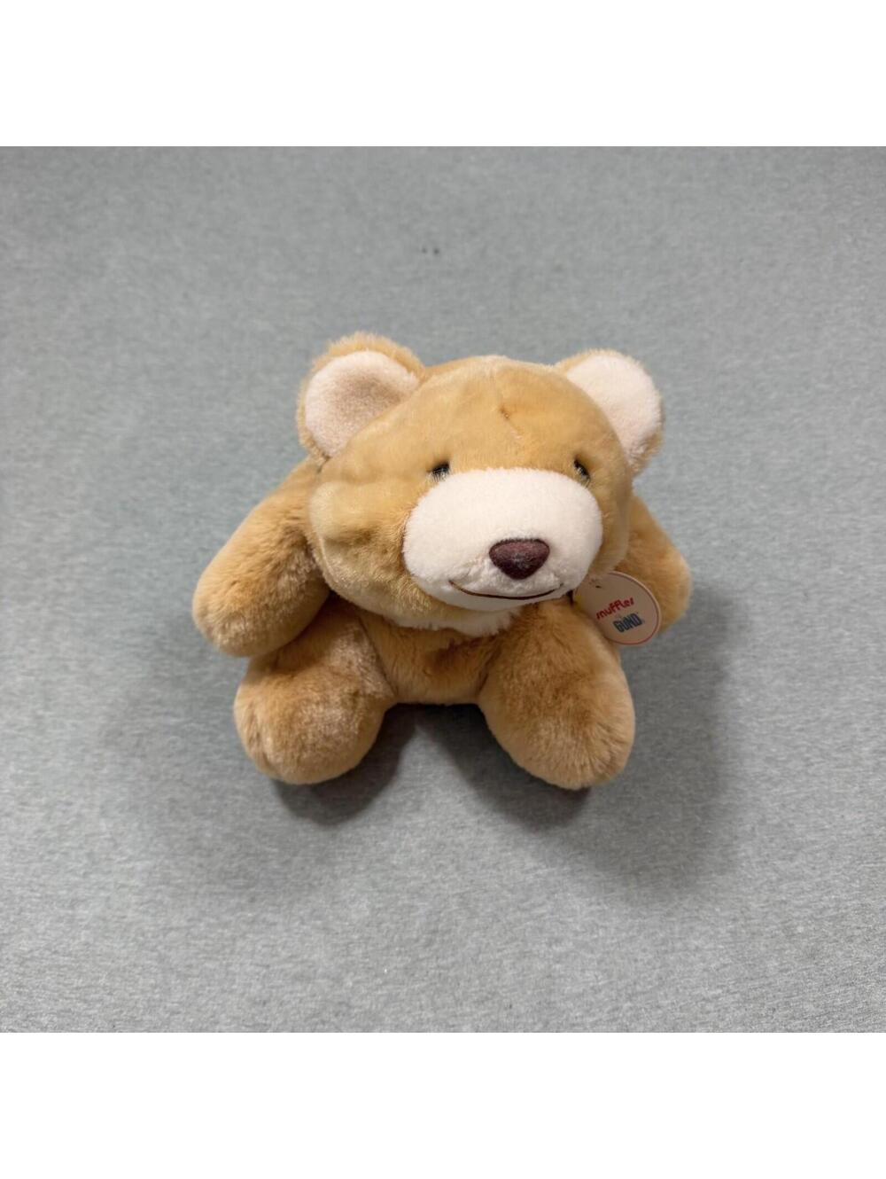 NWT Vintage 1980 GUND BUTTERSCOTCH SNUFFLES BEAR Plush #2168  13" Super Soft
